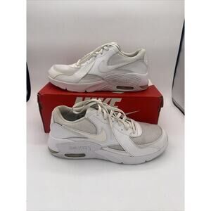 Nike Air Max Excee (Big Kid) White/White/White Low-top Sneakers (Size:7)